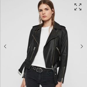 All Saints balfern leather jacket